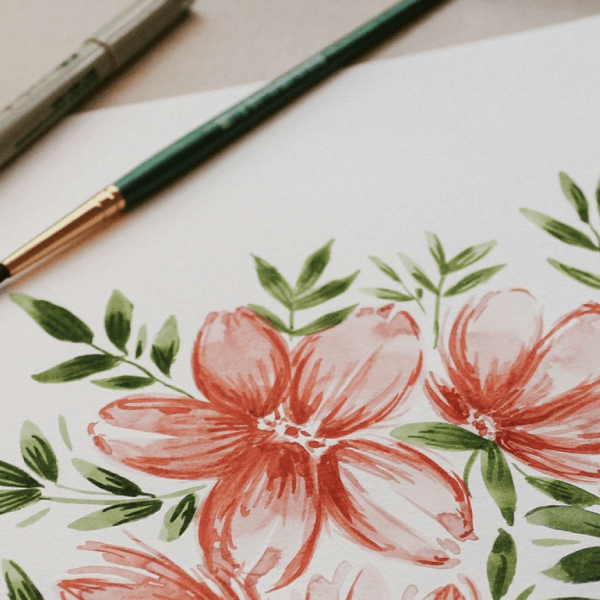 Draw flowers